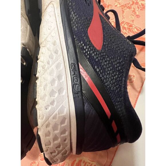 Brooks Mens Ghost 11 1102881D428 Blue Red Running Shoes Sneakers Size 12.5 D GUC - Picture 9 of 16